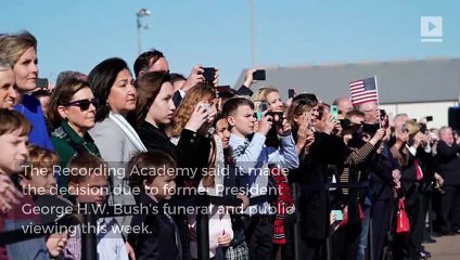 Grammy Nominations Moved Due to George H.W. Bush's Memorial Services