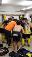 La joie des séniors1 après leur victoire face à Cazouls