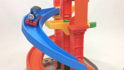 My First Thomas and Friends Twisting Tower Tracks Percy || Keith's Toy Box
