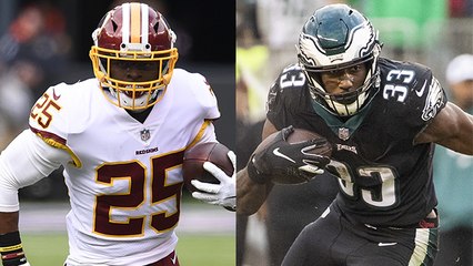 Running back projections for Redskins vs. Eagles | NFL Fantasy Live