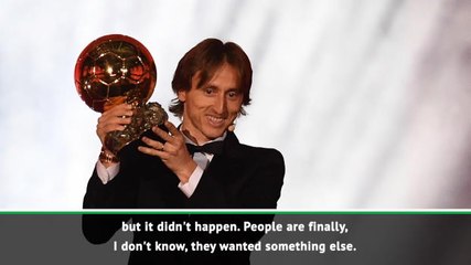 Скачать видео: Ballon d'Or is for all players who deserved it but didn't win because of Ronaldo and Messi - Modric