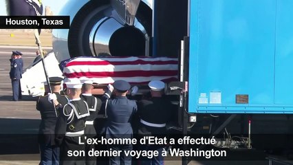 Le cercueil de George H.W. Bush arrive au Capitole