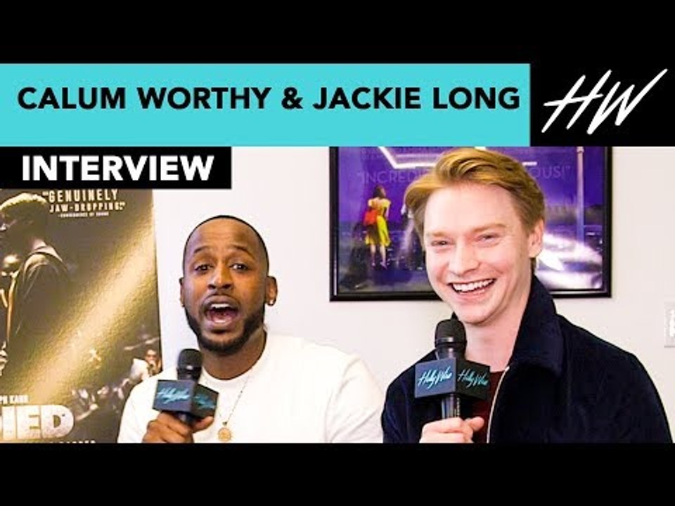 Calum Worthy & Jackie Long Reveal Eminem Epic Rap Battle Story In "Bodied"!  | Hollywire