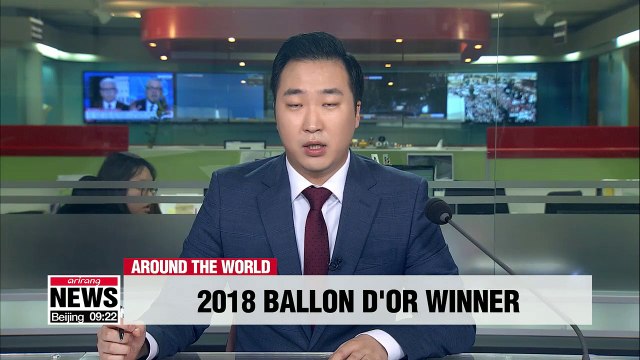 Croatian midfielder Luka Modric wins Ballon d'Or 2018