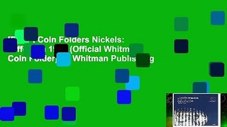 [P.D.F] Coin Folders Nickels: Jefferson 1996 (Official Whitman Coin Folder) by Whitman Publishing