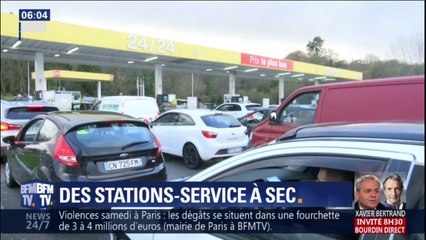 Dépôts pétroliers bloqués: en Bretagne, des stations-service sont à sec