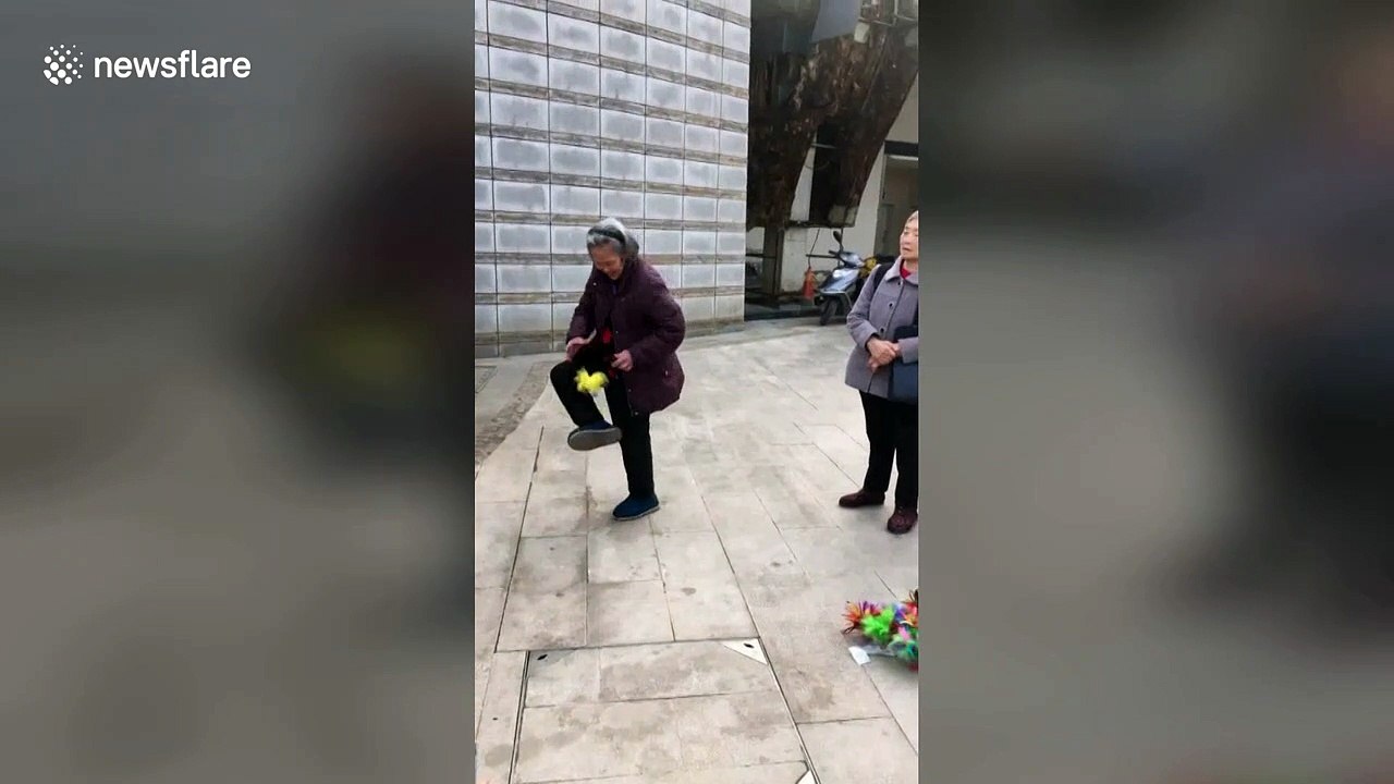 This 80-year-old Chinese grandmother is more coordinated than you'll ever be