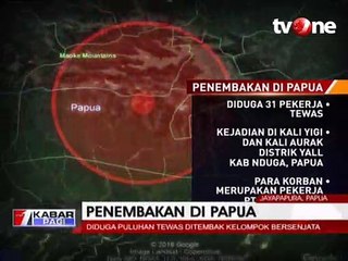 31 Pekerja Jalan Trans Papua Dibantai dengan Sadis