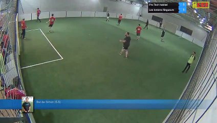But de Simon (5-5) - Pro Tech habitat  Vs Les tontons flingueurs  - 03/12/18 20:00 - Ligue B