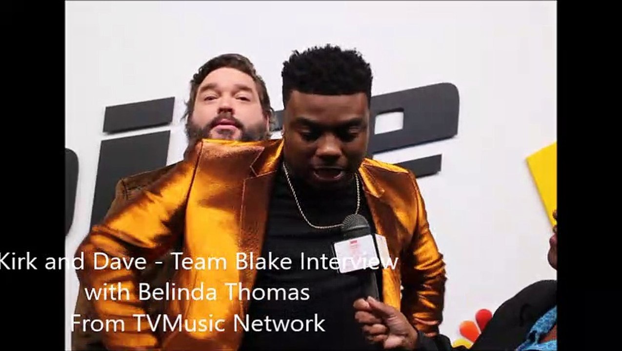 The Voice 15 - Team Blake Top 10 Kirk and Dave Interview
