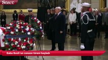 Baba Bush’un cenaze töreni başladı