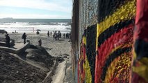 Escalar el muro México-EEUU, el desafiante intento de migrantes