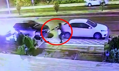 Pompalı tüfekle kurşun yağmuruna tuttular