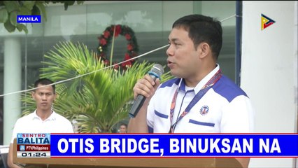 Otis bridge, binuksan na