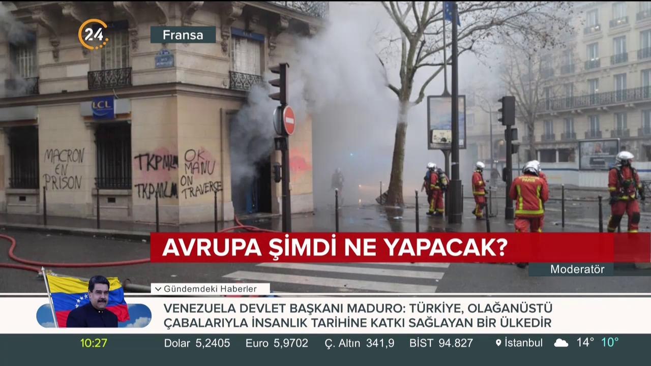 Fransa'da protestolar