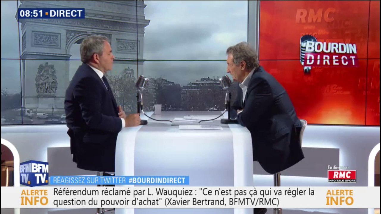 La France en danger ? Xavier Bertrand répond qu'il est "tard mais il n'est pas encore trop tard"