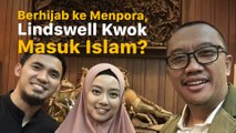 Lindswell Kwok Berhijab,  Imam Nahrawi : Assalamualaikum