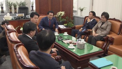 원내대표 예산 협상 돌입...野 3당 선거제도 개혁 연좌 농성 / YTN