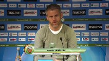 La réaction de Mickaël Landreau après AJ Auxerre - FC Lorient (0-0) 18-19