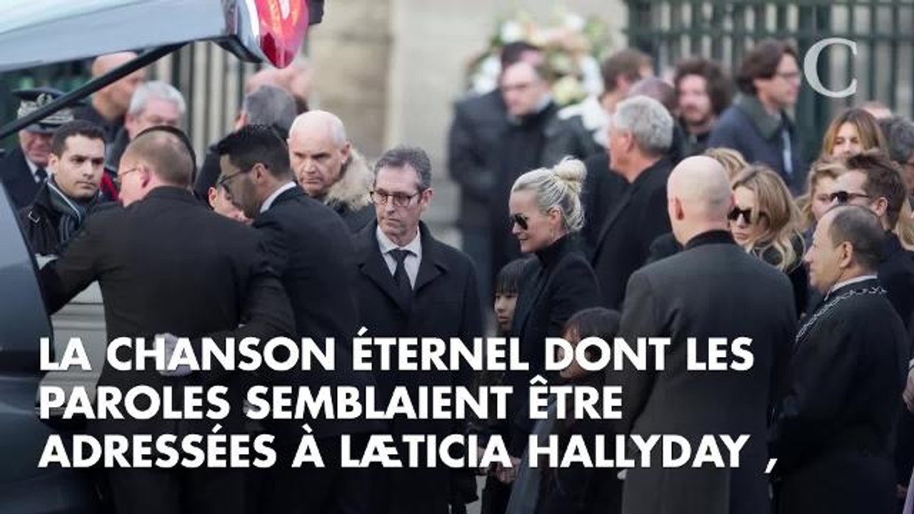 Oui, la chanson "Éternel" de David Hallyday est bien adressée à Laeticia : "Il fallait que je remette les choses à leur place"