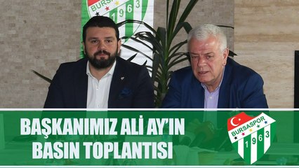 Başkanımız Ali Ay Açıklamalarda Bulunuyor