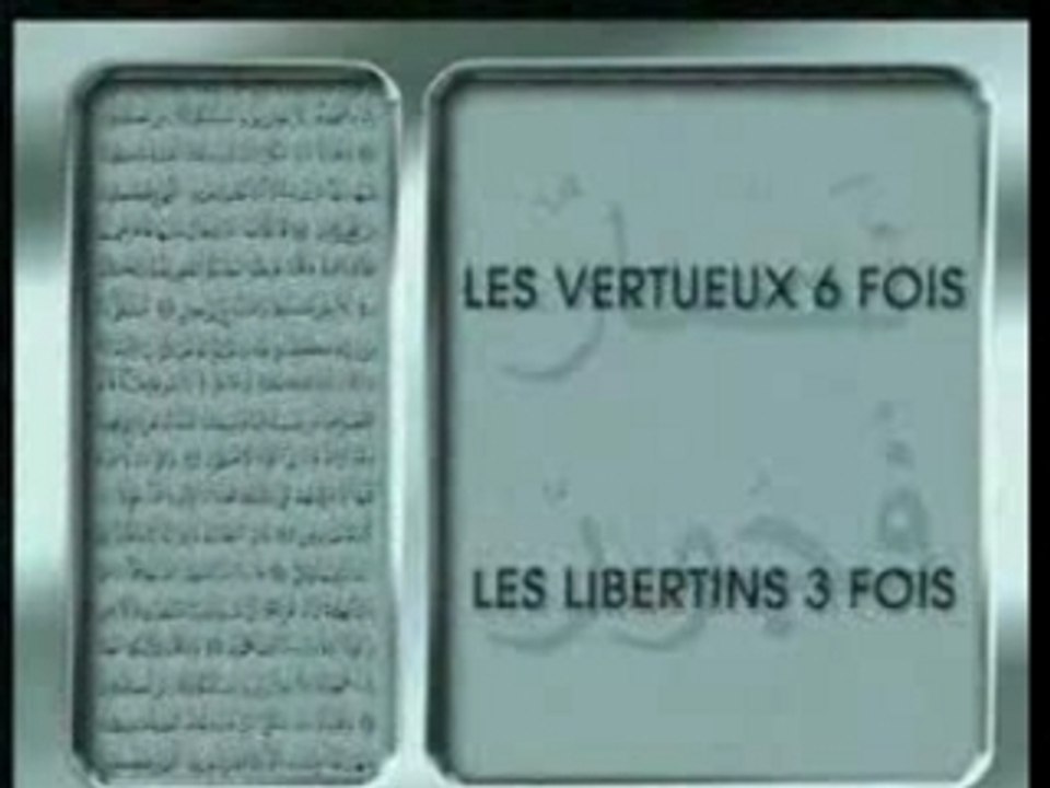 LE SAINT CORAN-LE DENOMBREMENT DES MOTS