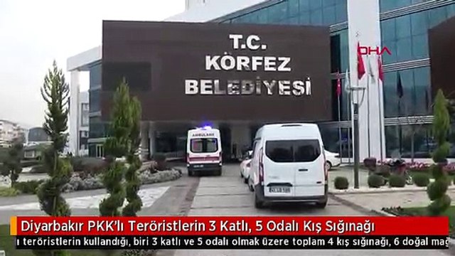 Diyarbakır PKK'lı Teröristlerin 3 Katlı, 5 Odalı Kış Sığınağı