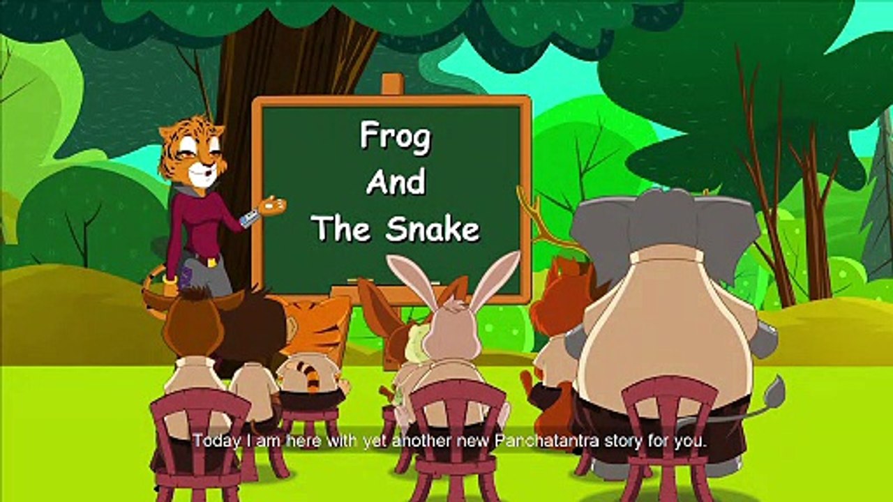 Panchatantra English  Stories Frog and the Snake | Maha Cartoon TV English |