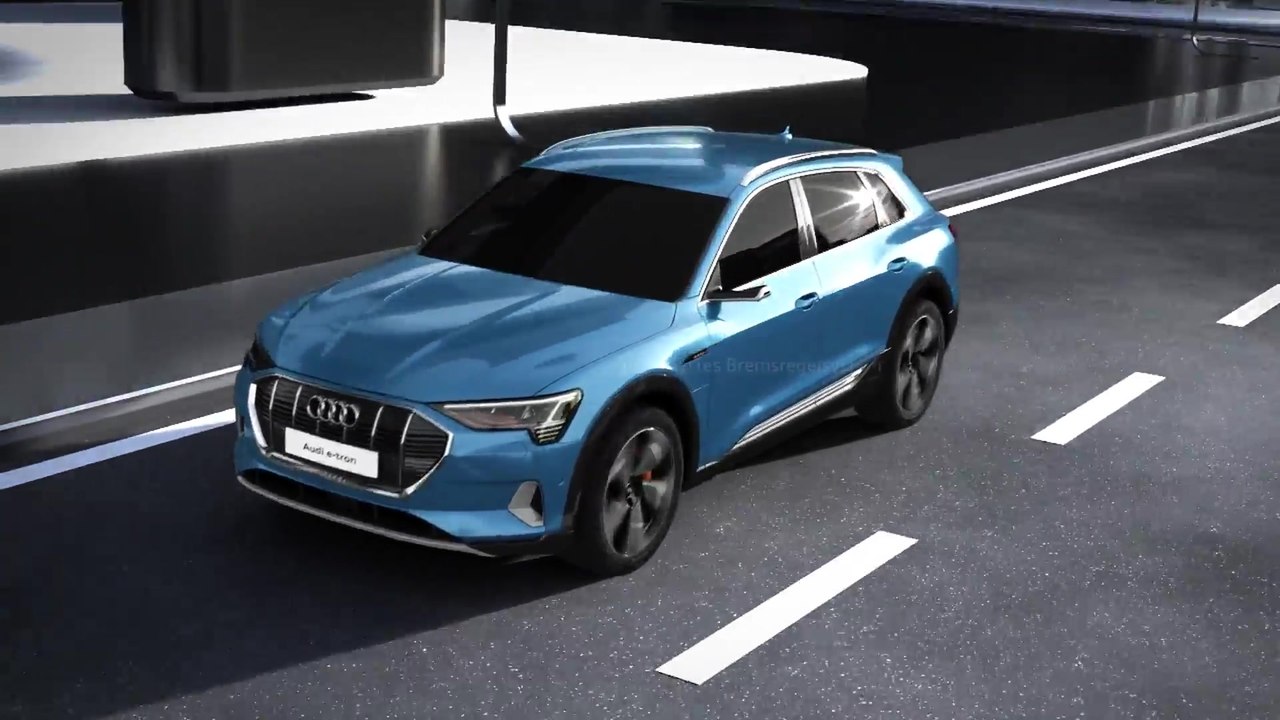 Integriertes Bremsregelsystem des Audi e-tron Animation