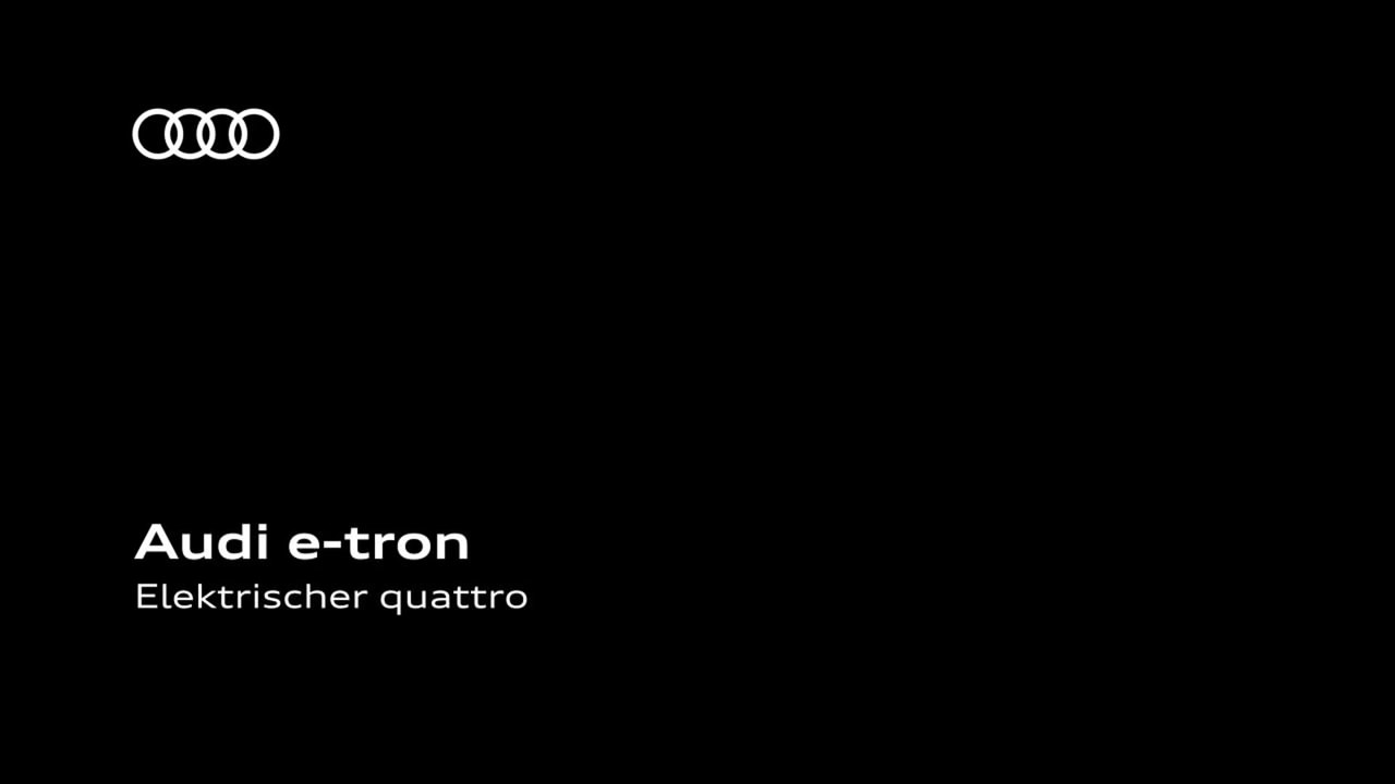 Elektrischer quattro des Audi e-tron Animation