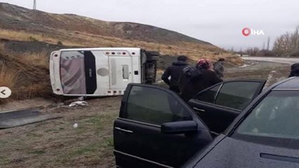 Bala'da Cenaze Dönüşü Kaza: 17 Yaralı