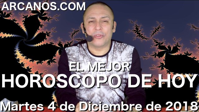 EL MEJOR HOROSCOPO DE HOY ARCANOS Martes 4 de Diciembre de 2018 Numerologia y Loteria