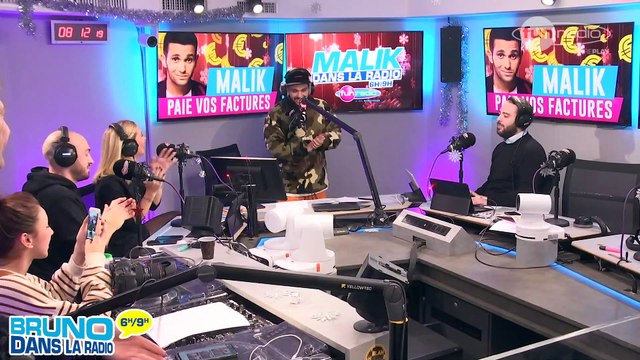 Malik paie vos factures (04/12/2018) - Bruno dans la Radio