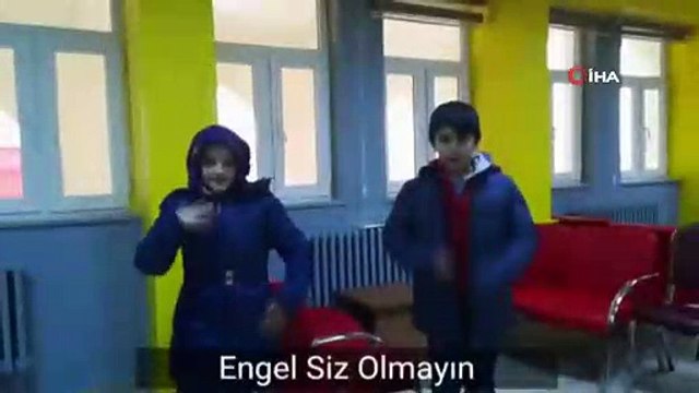 Bingöl’de öğretmen ve öğrencilerin çalışması duygulandırdı