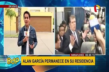 Alan García se pronunciaría en las próximas horas tras rechazo de solicitud de asilo a Uruguay