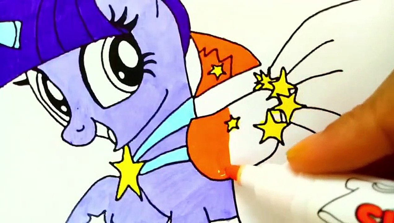 My Little Pony Coloring Pages Video For Kids To Learning Colors Funny With Baby Songs