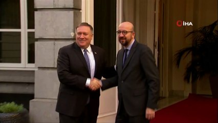 - Belçika Başbakanı Michel, ABD Dışişleri Bakanı Pompeo’yu Ağırladı