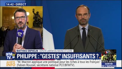 "Tout le monde a intérêt à ce qu'on rétablisse le dialogue" estime Matthieu Orphelin (LaREM)