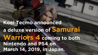 Switch and PS4 owners will be able to take on countless waves of samurai at home or on the go in Sam