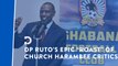 DP Ruto slams detractors of his church fundraisers