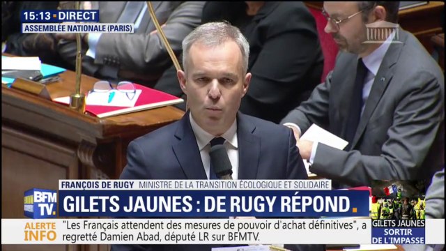 Taxes suspendues: François de Rugy souligne un geste fort