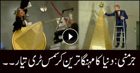 Germany goes for gold with ‘Europe’s most expensive’ Christmas tree