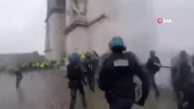 Fransa'da Gösterilerin Şiddeti Polis Kamerasında
