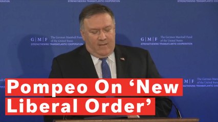 Mike Pompeo: Trump Building New Liberal World Order