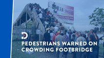 Don't crowd footbridge, Kenya Railways tells pedestrians as Matatu CBD ban bites