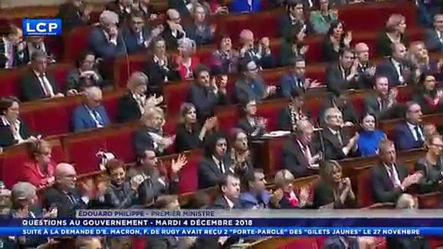 Gilets Jaunes: Les députés font une standing-ovation aux forces de l'ordre à l'Assemblée nationale - VIDEO