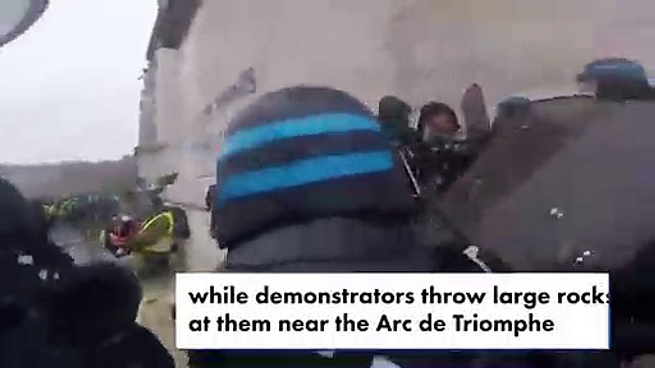 Bodycam Footage of France's Yellow Vest Protests and Paris Riots -