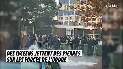 Des lycéens jettent des pierres sur les forces de l’ordre à Mantes-la-Jolie