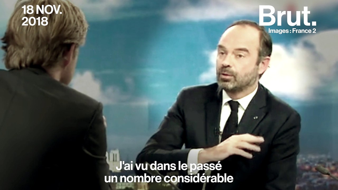 Gilets jaunes : le discours d'Édouard Philippe, avant et après
