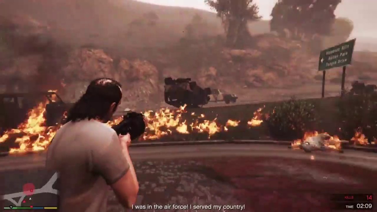 GTA 5 - Strangers and Freaks #8 - Rampage Four Military - [Grand Theft Auto V - PS4]